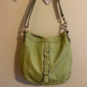 Coach Chartreuse Shoulder Bag